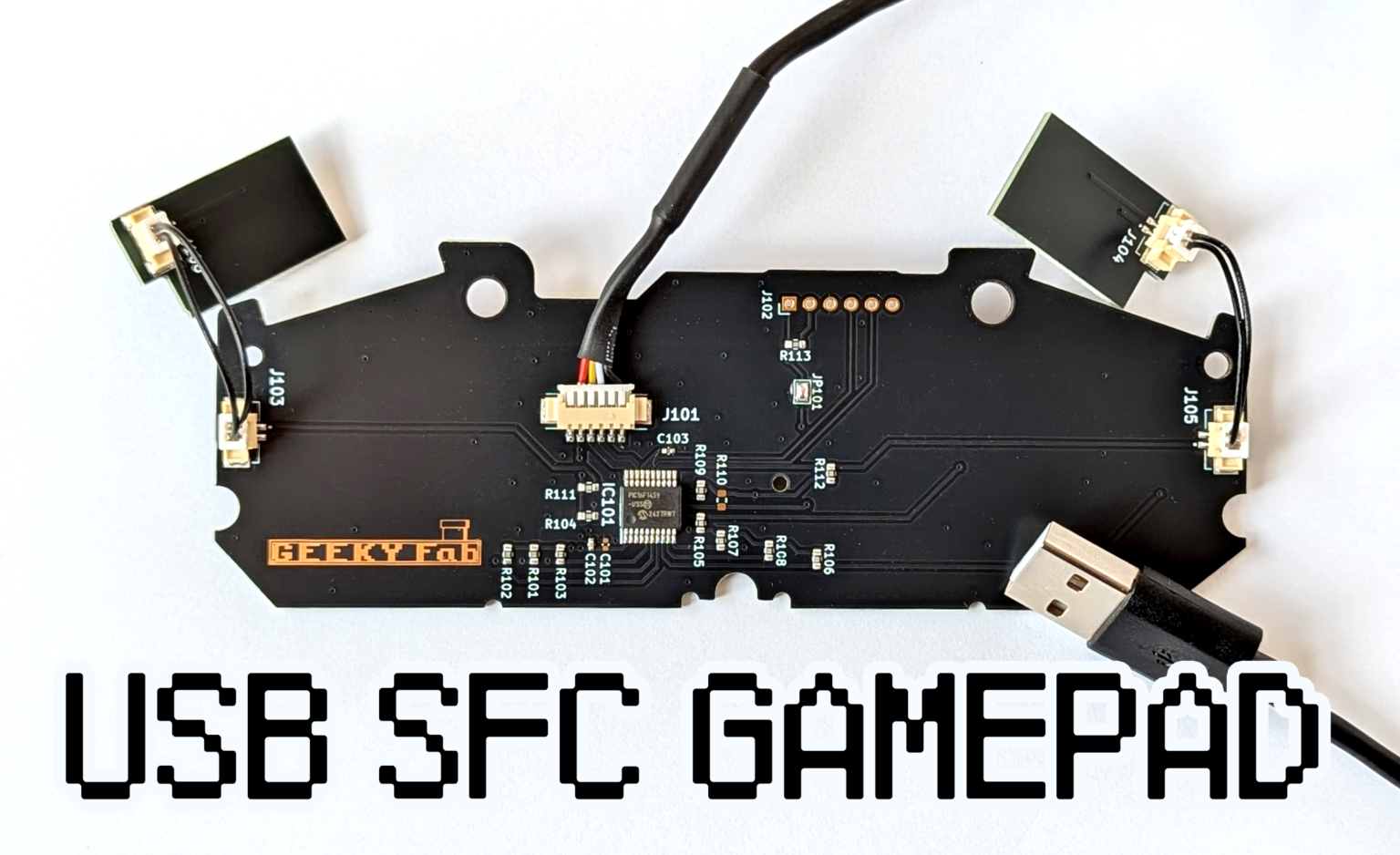 SFCコントローラーUSB化基板